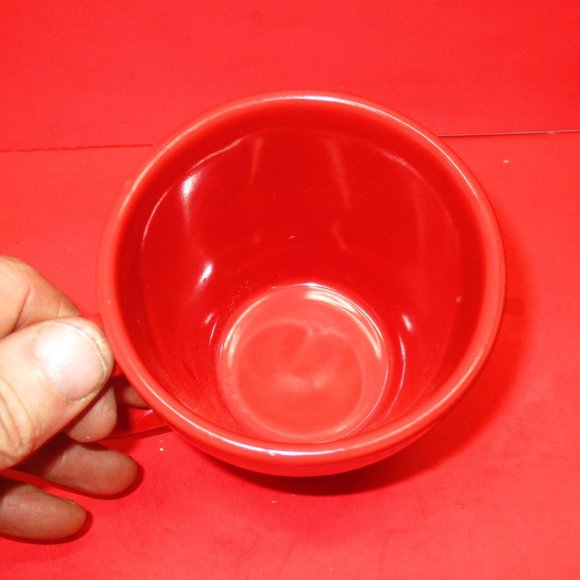 NHL Ottawa SENATORS Hockey Sport Red & White Embossed Coffee Tea Mug - Picture 5 of 6